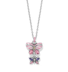La Tulipe Butterfly Duo Necklace