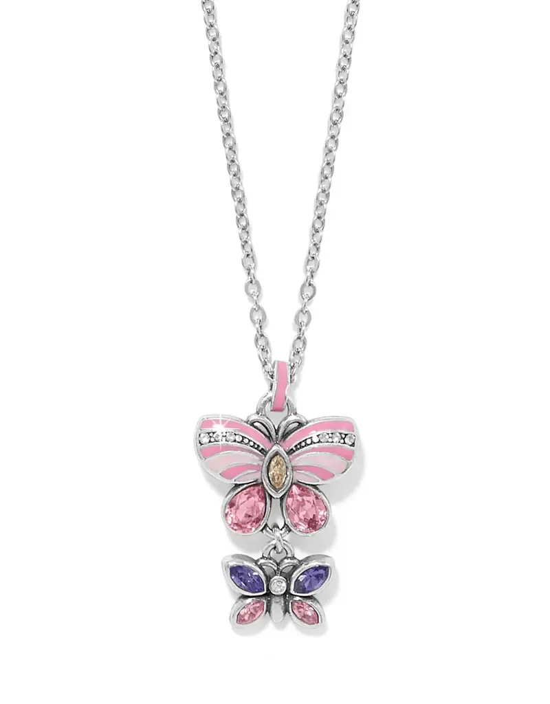 La Tulipe Butterfly Duo Necklace