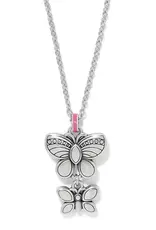 La Tulipe Butterfly Duo Necklace
