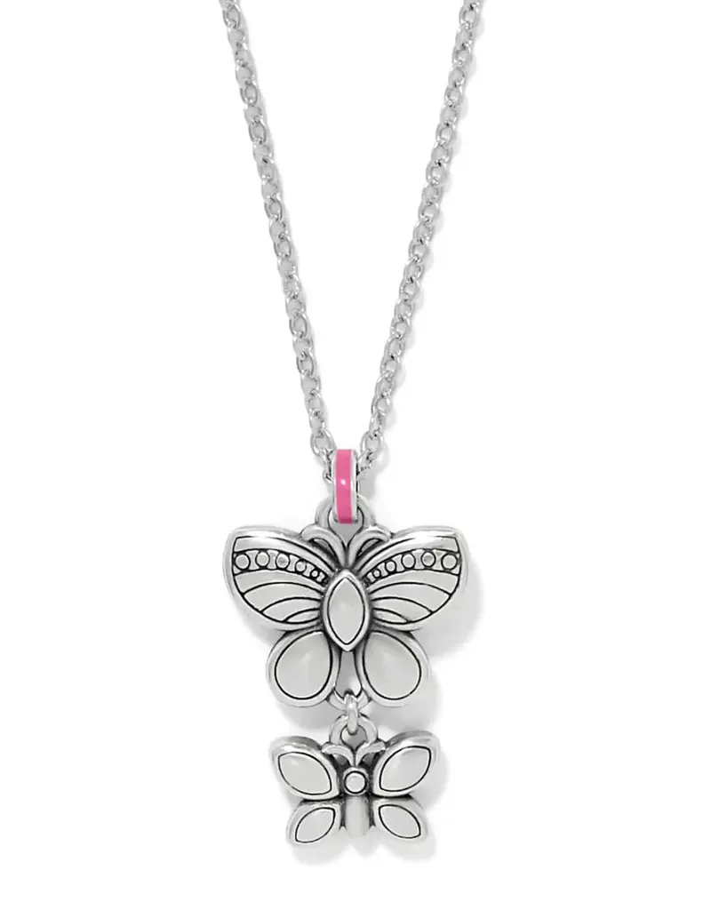 La Tulipe Butterfly Duo Necklace