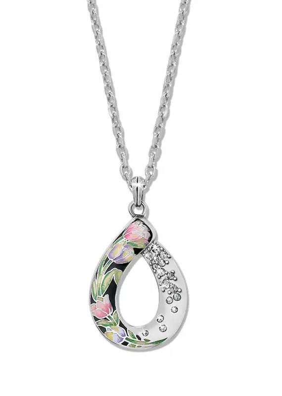 La Tulipe Noir Necklace
