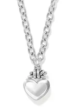 Interlok Love Knot Large Heart Necklace