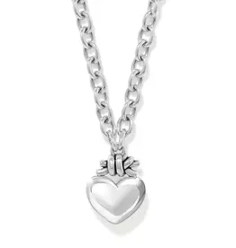 Interlok Love Knot Large Heart Necklace