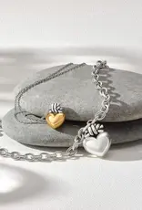 Interlok Love Knot Large Heart Necklace