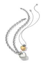 Interlok Love Knot Large Heart Necklace