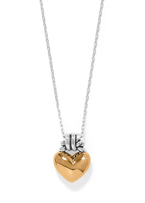 Interlok Love Knot Heart Necklace