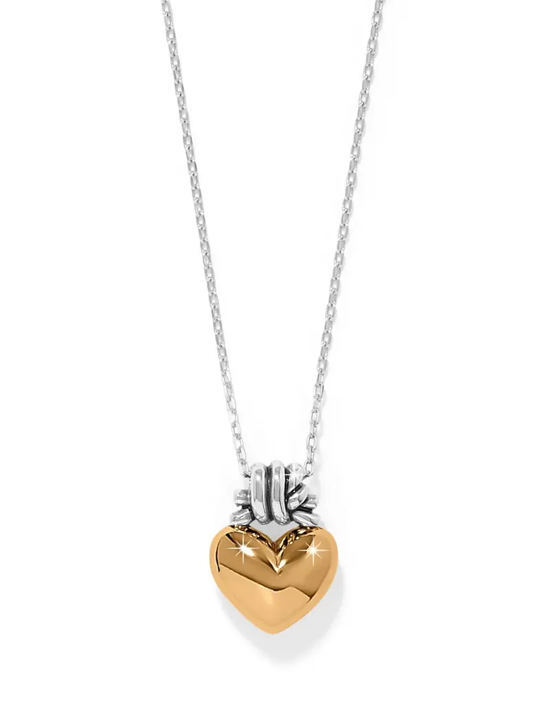 Interlok Love Knot Heart Necklace