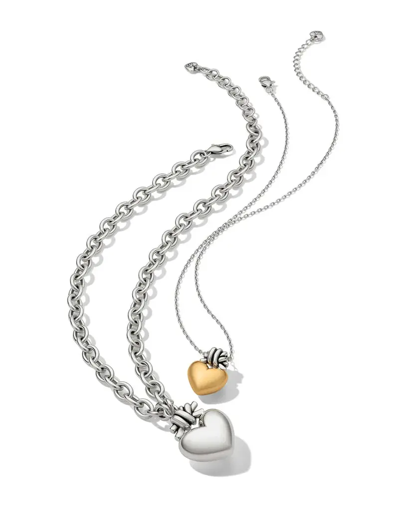 Interlok Love Knot Heart Necklace