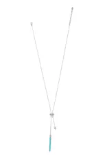Meridian Petite Sphere Y Turquoise Necklace