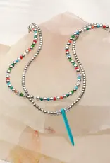 Meridian Petite Sphere Turquoise Necklace