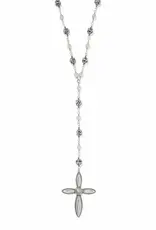 Ferrara Lacrima Rosary Necklace