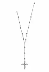 Ferrara Lacrima Rosary Necklace