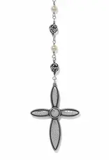 Ferrara Lacrima Rosary Necklace