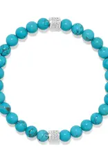 Meridian Petite Turquoise Stretch Bracelet