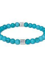 Meridian Petite Turquoise Stretch Bracelet