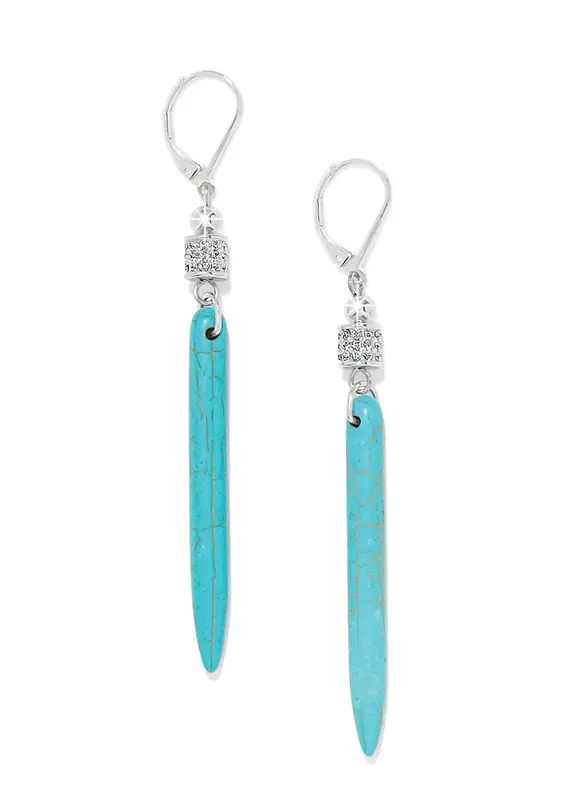 Meridian Petite Drop Turquoise Leverback