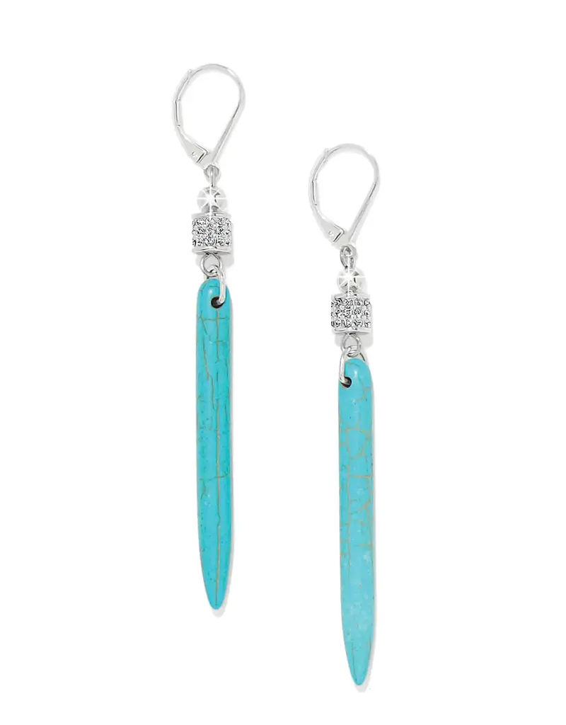 Meridian Petite Drop Turquoise Leverback