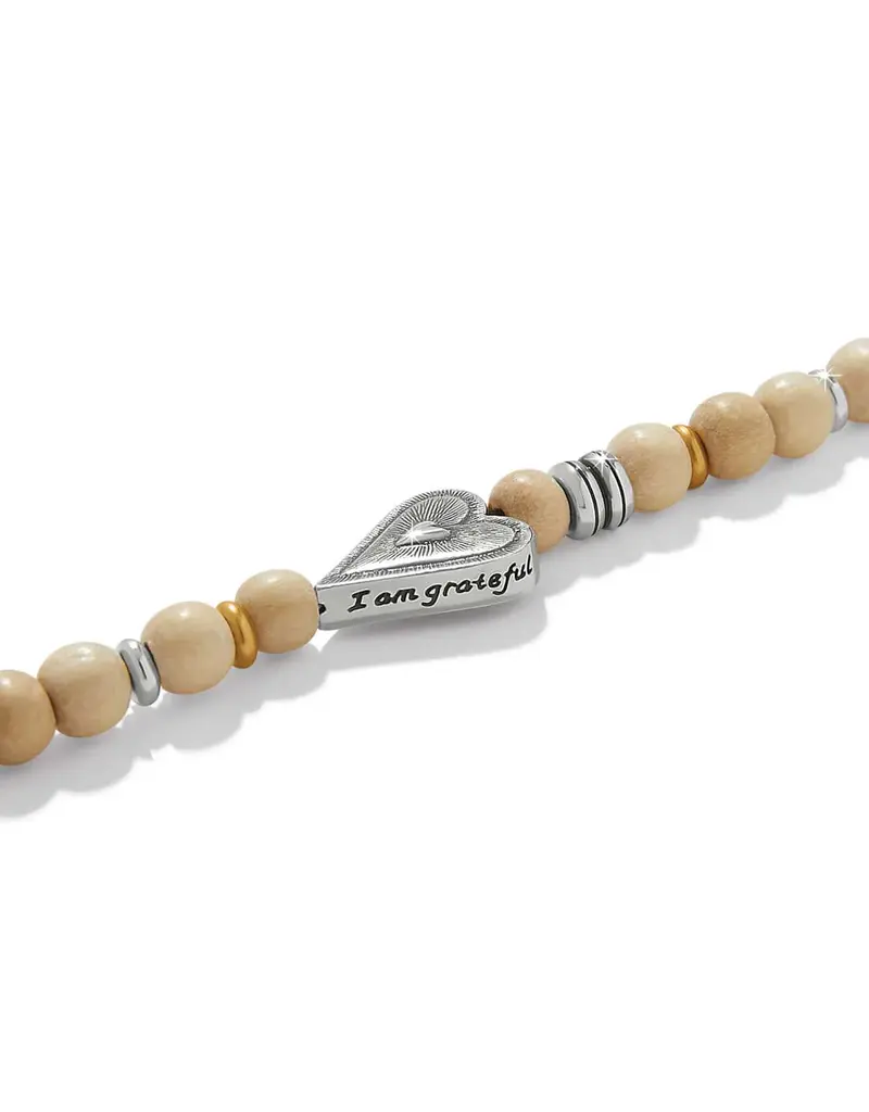 Love Messages I Am Grateful Long Necklace