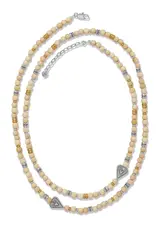 Love Messages I Am Grateful Long Necklace