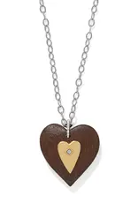 Love Messages B Love Wood Necklace
