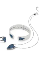 Love Messages Love Knows Blue Necklace