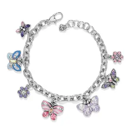 La Tulipe Butterfly Charm Bracelet