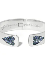 Love Messages B You Hinged Bangle in Blue