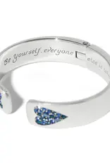 Love Messages B You Hinged Bangle in Blue