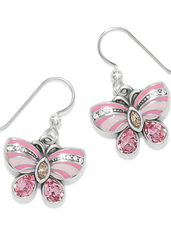 La Tulipe Pink  Butterfly French Wire