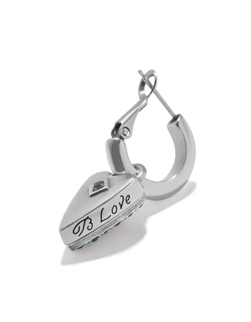 Love Messages B Love Reversible earring in Blue
