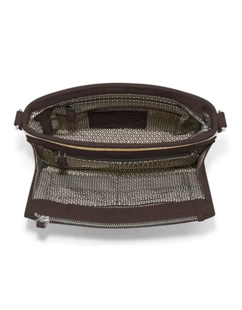 Jordyn Straw Crossbody in Cocoa