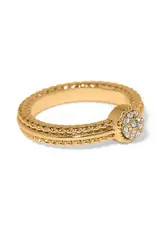 Illumina Celeste Dome Ring in Gold