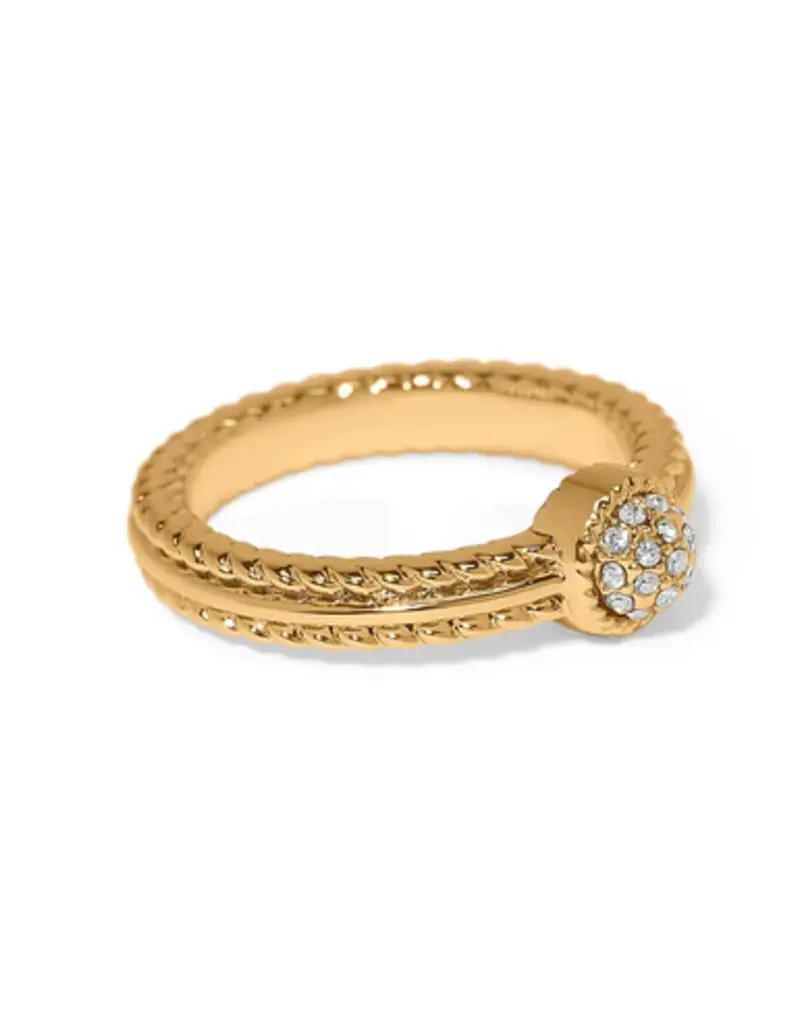 Illumina Celeste Dome Ring in Gold