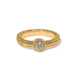 Illumina Celeste Dome Ring in Gold