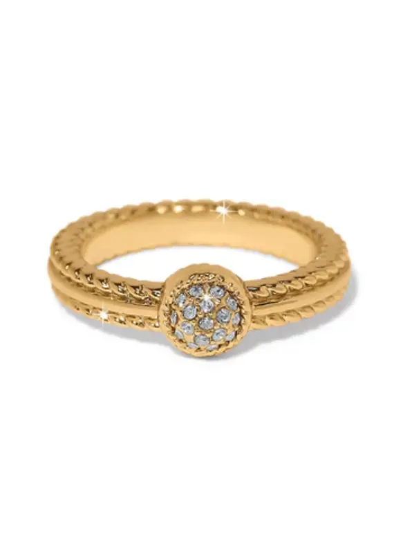 Illumina Celeste Dome Ring in Gold