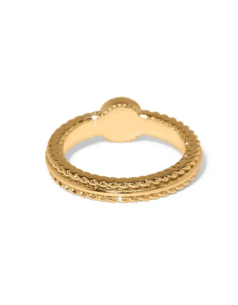 Illumina Celeste Dome Ring in Gold