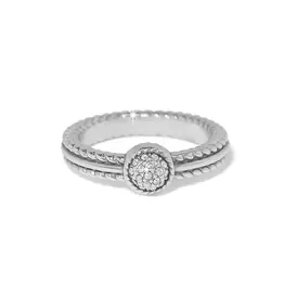 Illumina Celeste Dome Ring in Silver