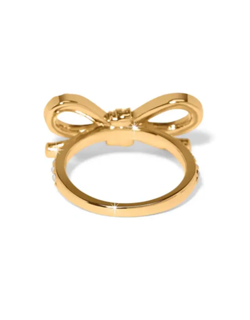 Illumina Bow Ring in Gold