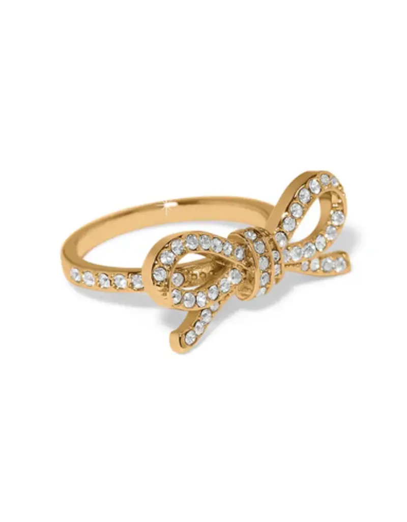 Illumina Bow Ring in Gold