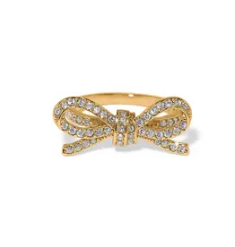 Illumina Bow Ring in Gold