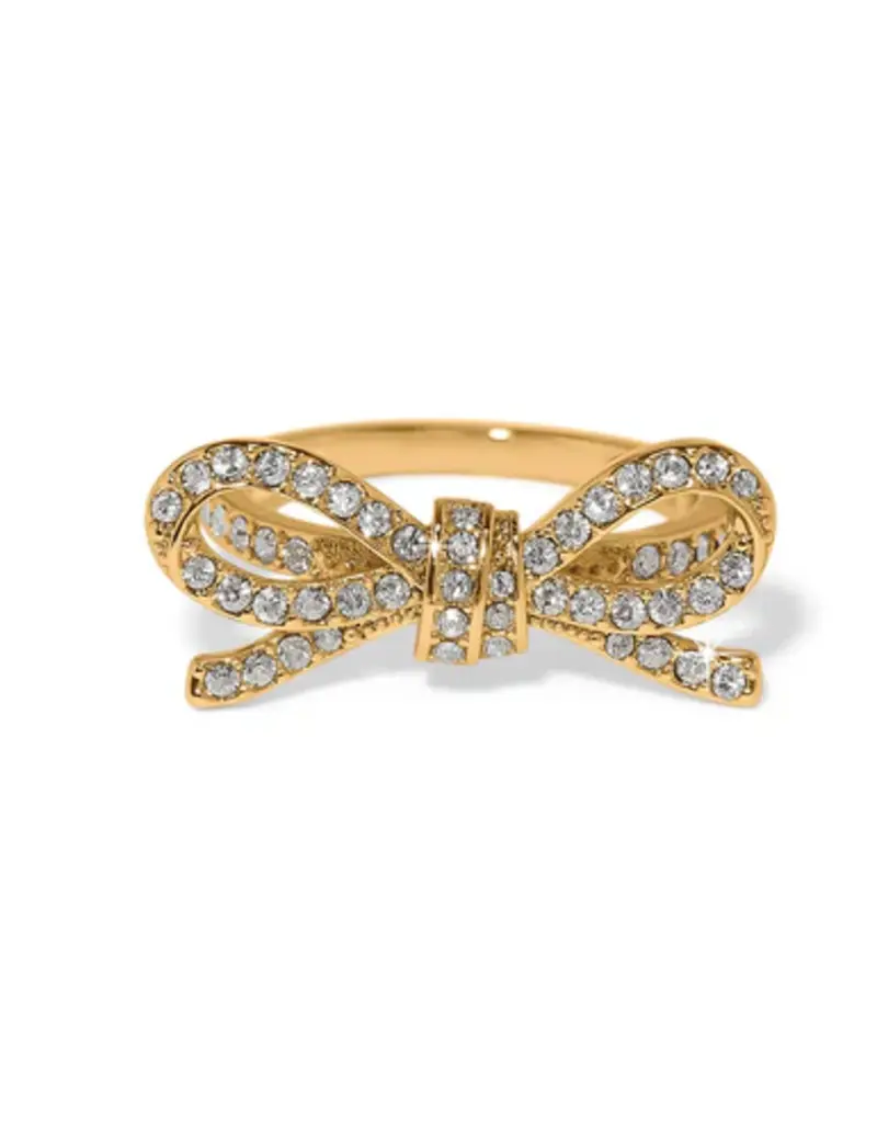 Illumina Bow Ring in Gold
