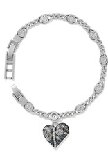 Trust Your Journey Heart Bracelet in Sky