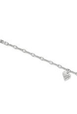 Trust Your Journey Heart Bracelet in Sky
