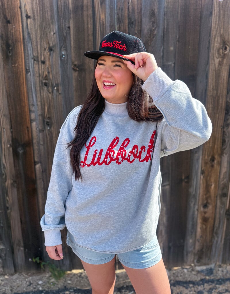 J.HOFFMAN'S Lubbock Mockneck- Red Floral