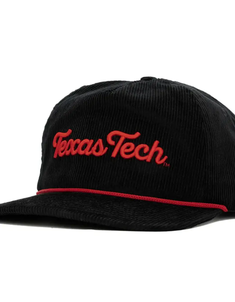 J.HOFFMAN'S Night Raider Hat- Texas Tech Corduroy