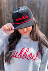 J.HOFFMAN'S Night Raider Hat- Texas Tech Corduroy