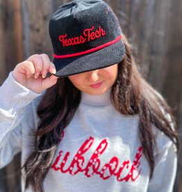 J.HOFFMAN'S Night Raider Hat- Texas Tech Corduroy