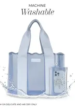 J.HOFFMAN'S Wave Jelly Tote Bag- Carolina Blue