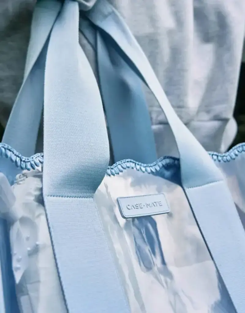 J.HOFFMAN'S Wave Jelly Tote Bag- Carolina Blue