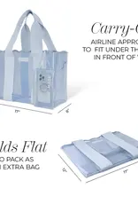 J.HOFFMAN'S Wave Jelly Tote Bag- Carolina Blue